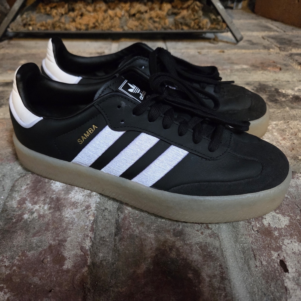 adidas Samba Platform Black White Sneakers